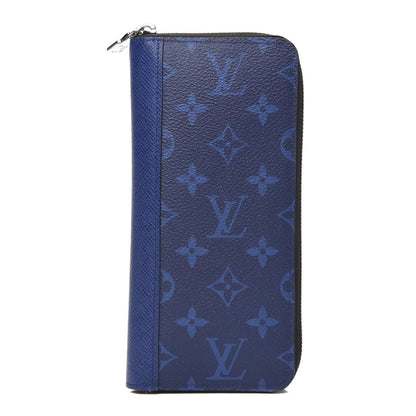 Louis Vuitton Taigarama Vertical Zippy Wallet Cobalt 1 of 10
