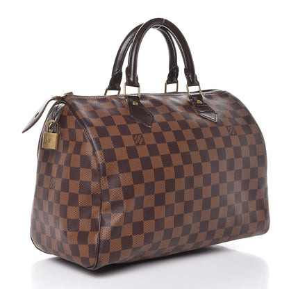 Louis Vuitton Damier Ebene Speedy 30 3 of 8