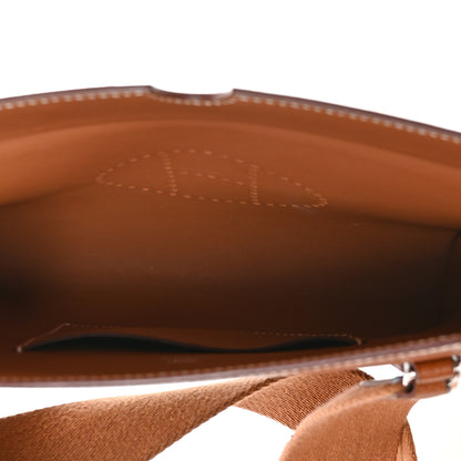 Hermes Barenia Faubourg Videpoches Fauve Gold 5 of 11