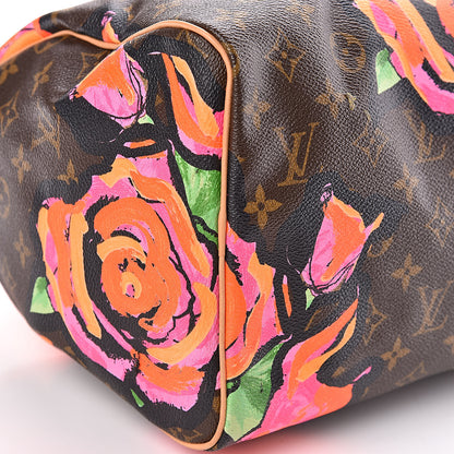 Louis Vuitton Monogram Roses Speedy 30 7 of 10