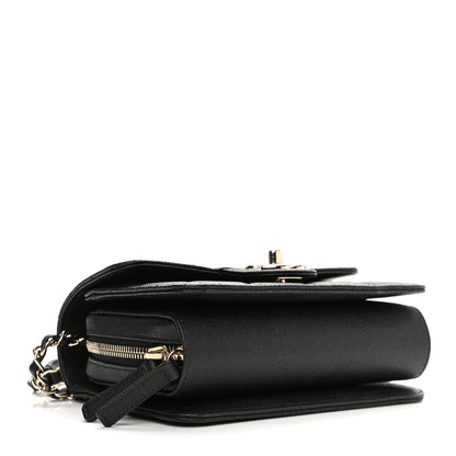 Chanel Caviar Quilted Like A Wallet Flap Black 4 of 10