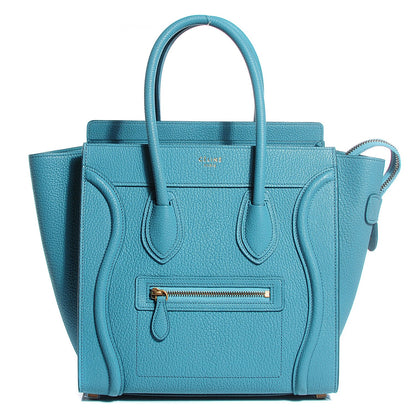 Celine Goatskin Micro Luggage Antarctic 1 of 8