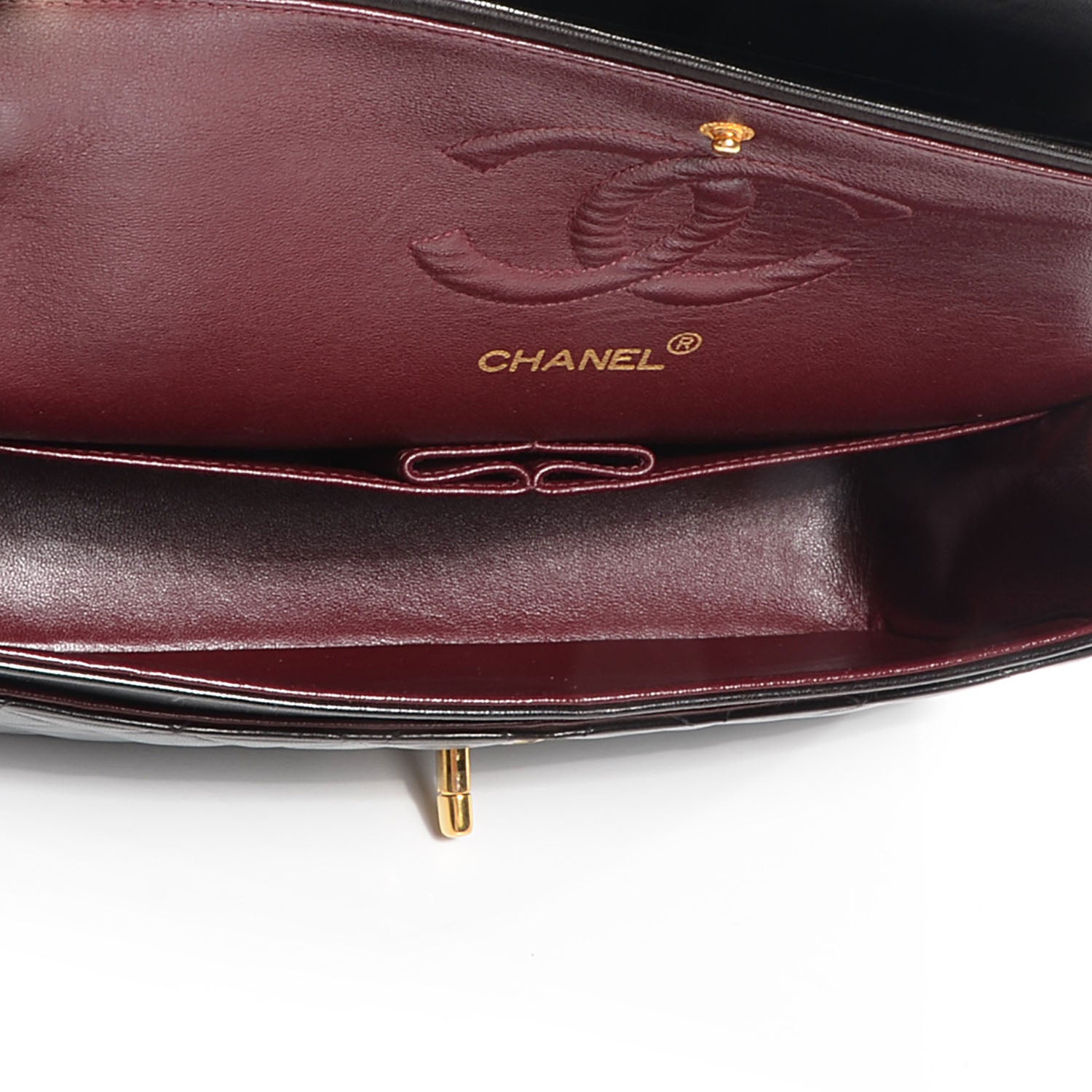 Chanel Lambskin Medium Double Flap Black 5 of 9