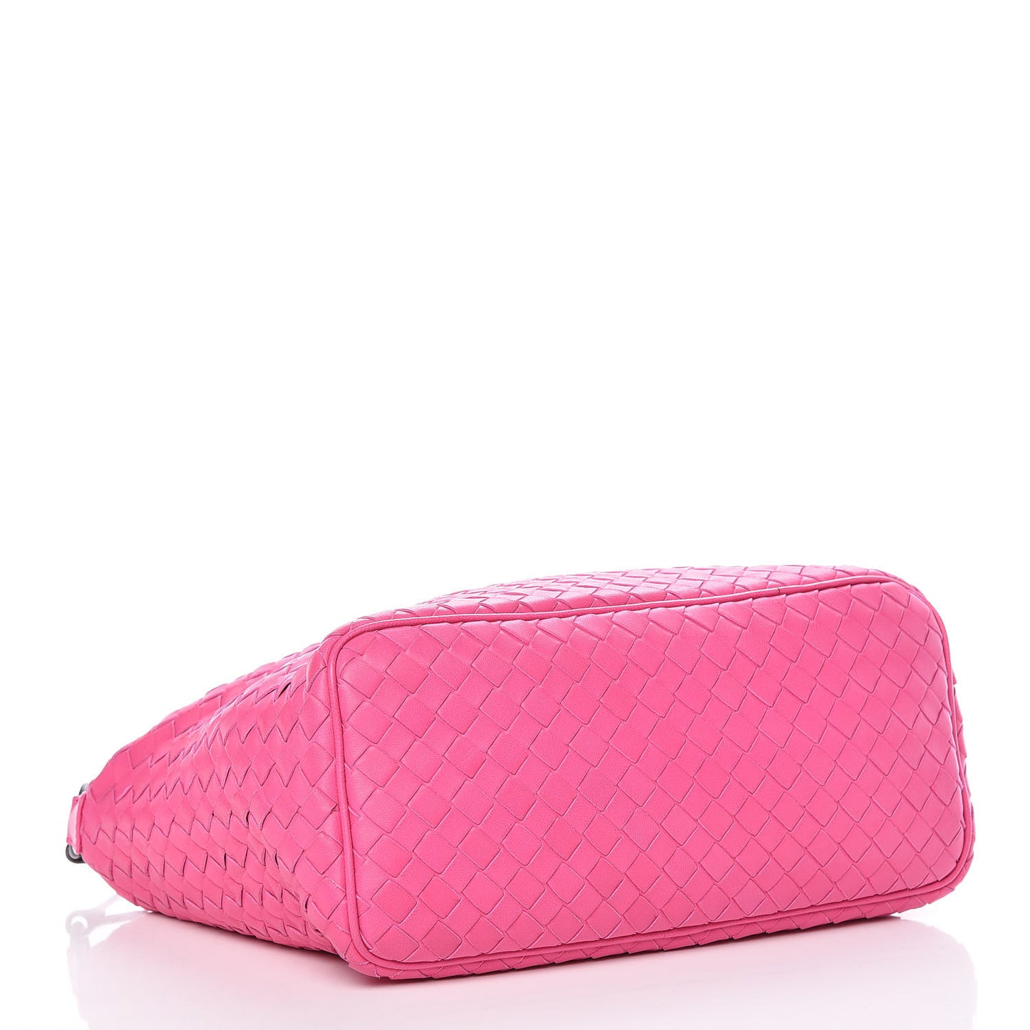 Nappa Intrecciato Small Shoulder Bag Rosa Shock