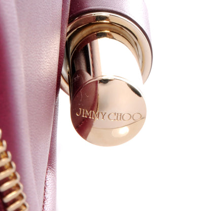 Jimmy Choo Leather S Soft Shiny Calf Justine Plum 8 of 8