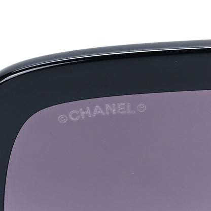 Chanel Acetate Charms Pearl Square Sunglasses 5479-A Black Gold 5 of 7