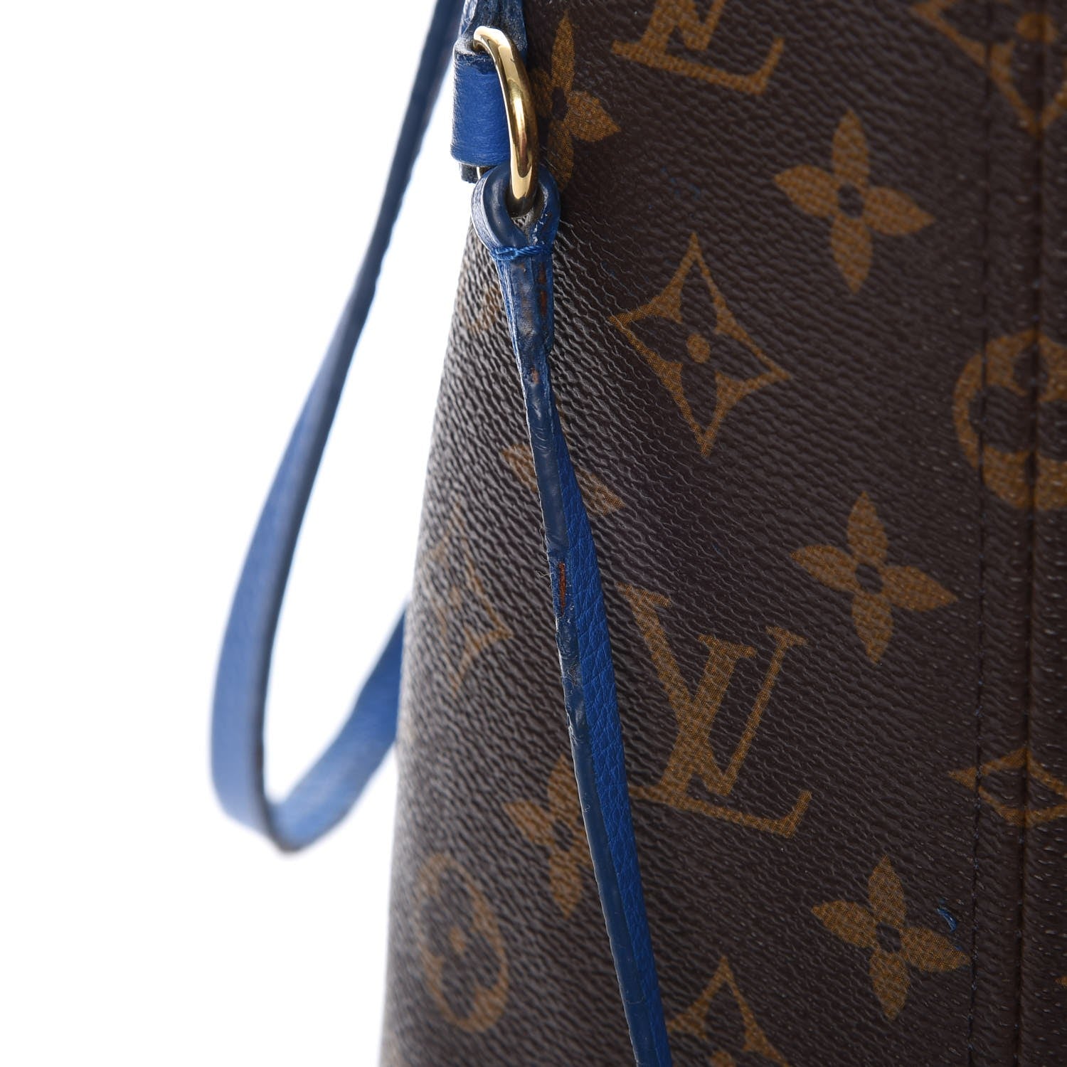 Louis Vuitton Monogram Articles de Voyage Ikat Neverfull MM Grand Blue 22 of 24
