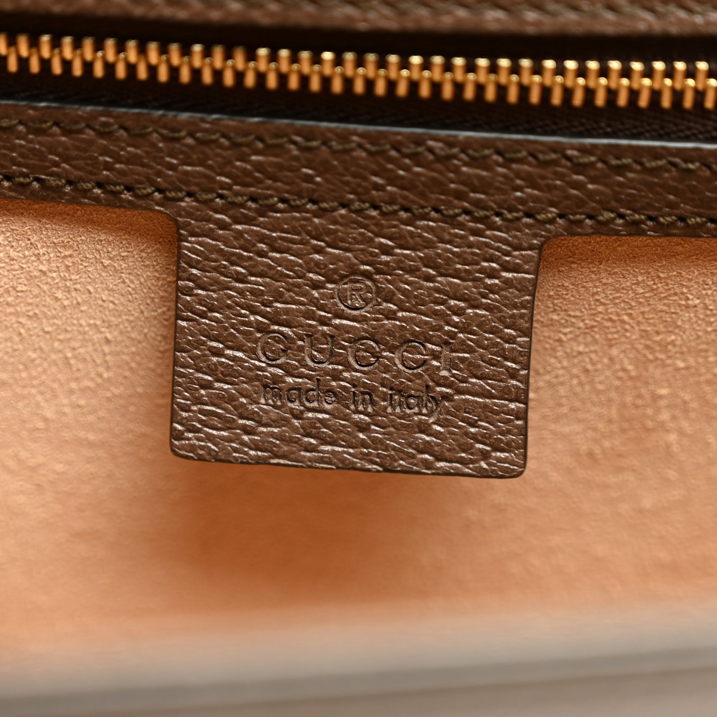 GG Supreme Monogram Web Small Ophidia Flap Messenger Bag Brown