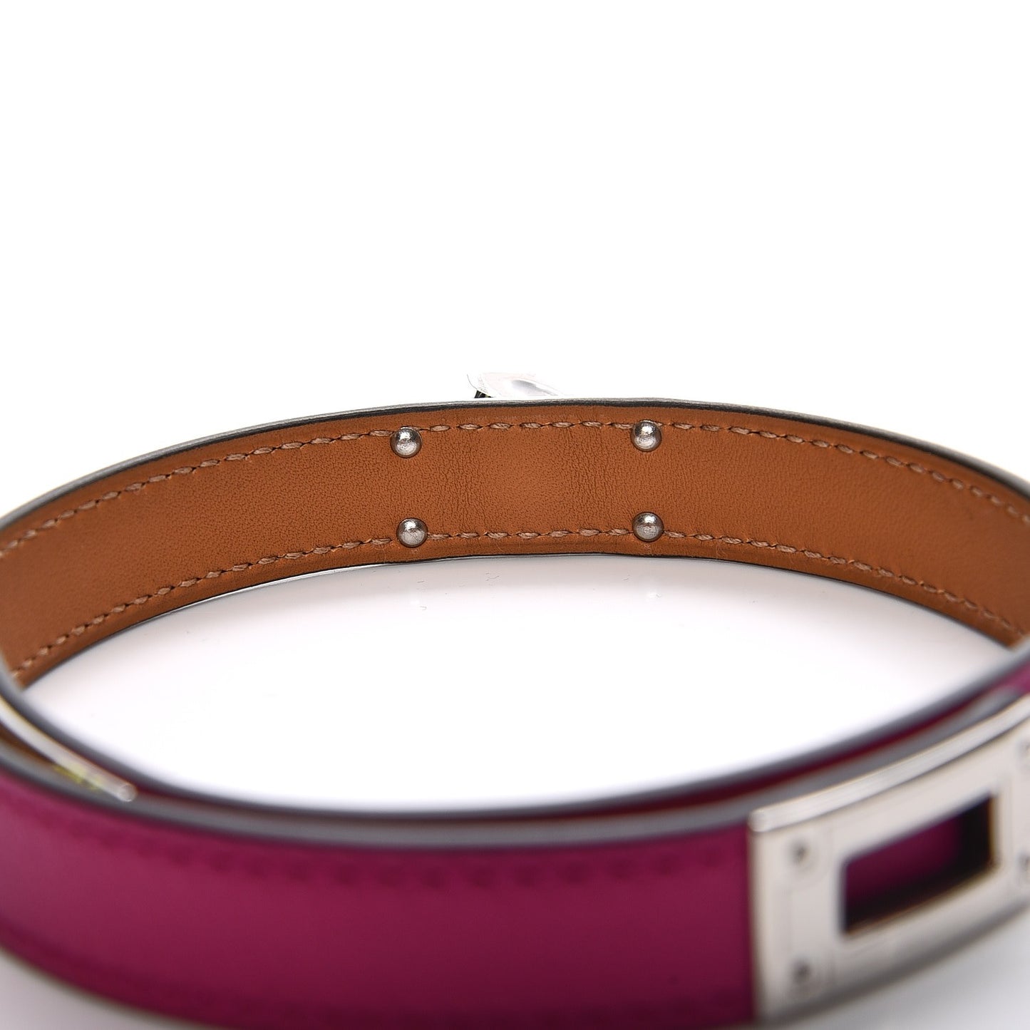 Swift Kelly Double Tour Bracelet S Rose Pourpre