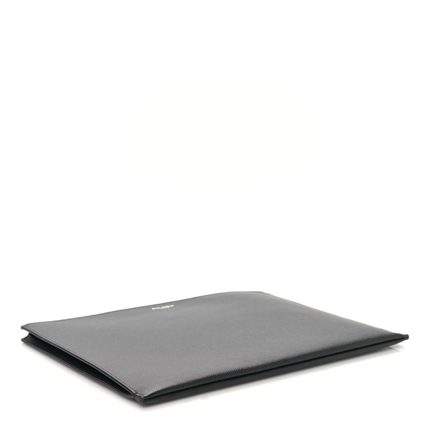 Saint Laurent Grain De Poudre Zipped Tablet Holder Black 4 of 9