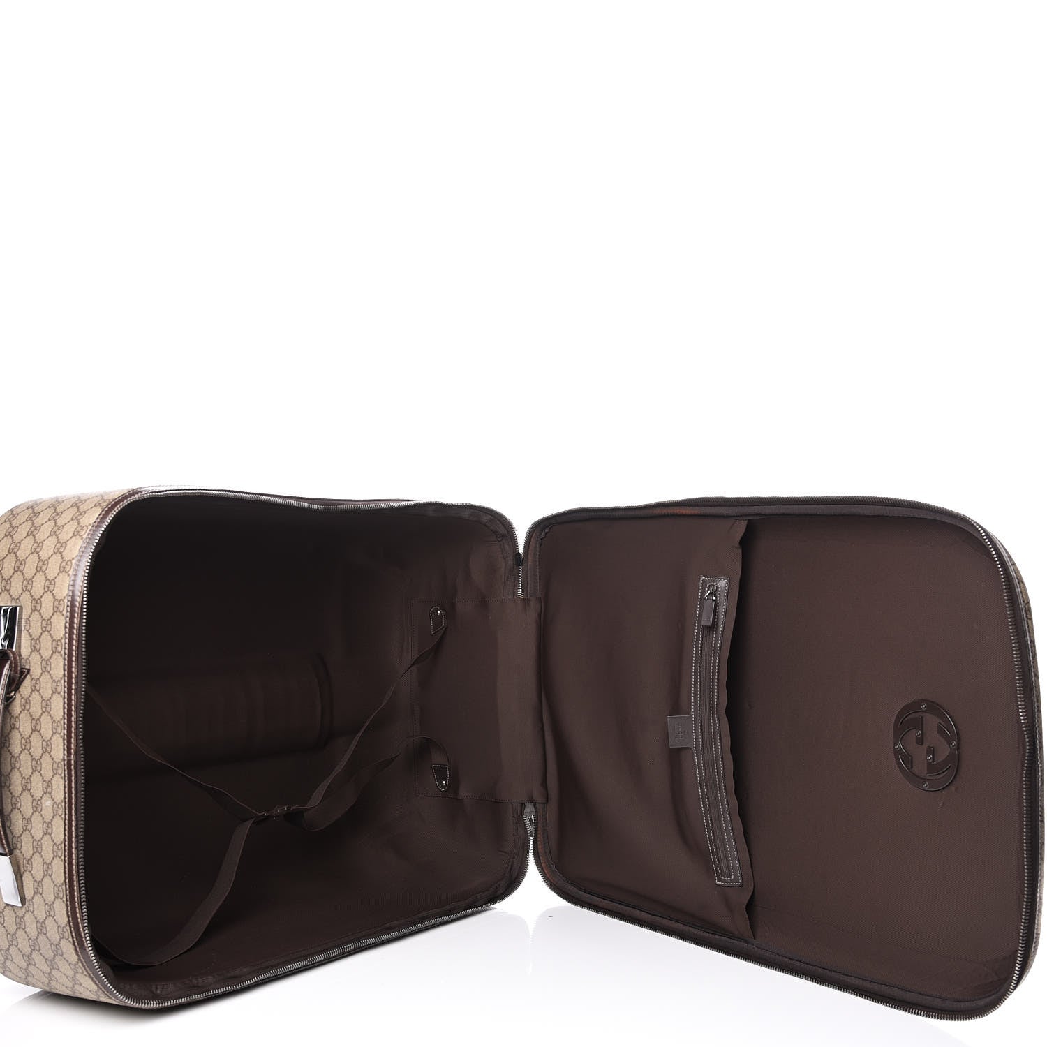 Gucci GG Plus Monogram Trolley Suitcase Dark Brown 5 of 26