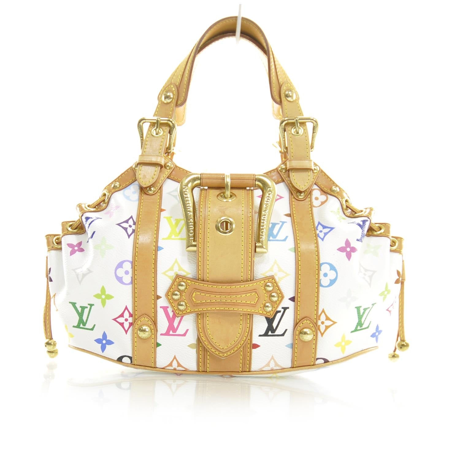 Louis Vuitton Monogram Multicolor Theda GM White 1 of 9