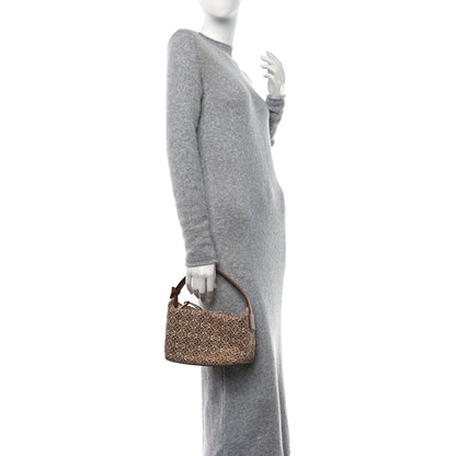 Loewe Jacquard Anagram Calfskin Small Cubi Bag Tan Pecan 2 of 10
