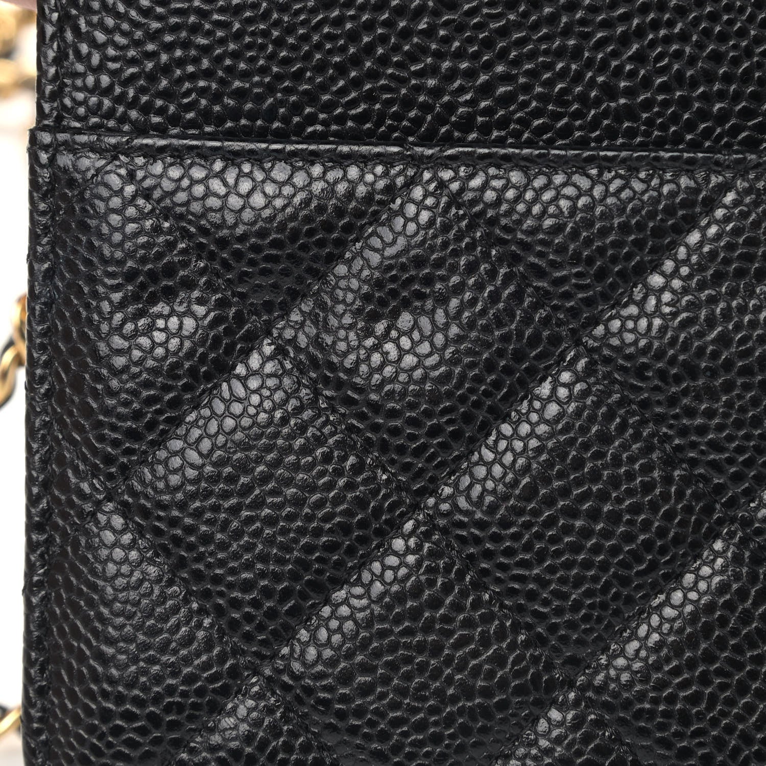 Chanel Caviar Quilted Wallet On Chain WOC Black 5 of 7