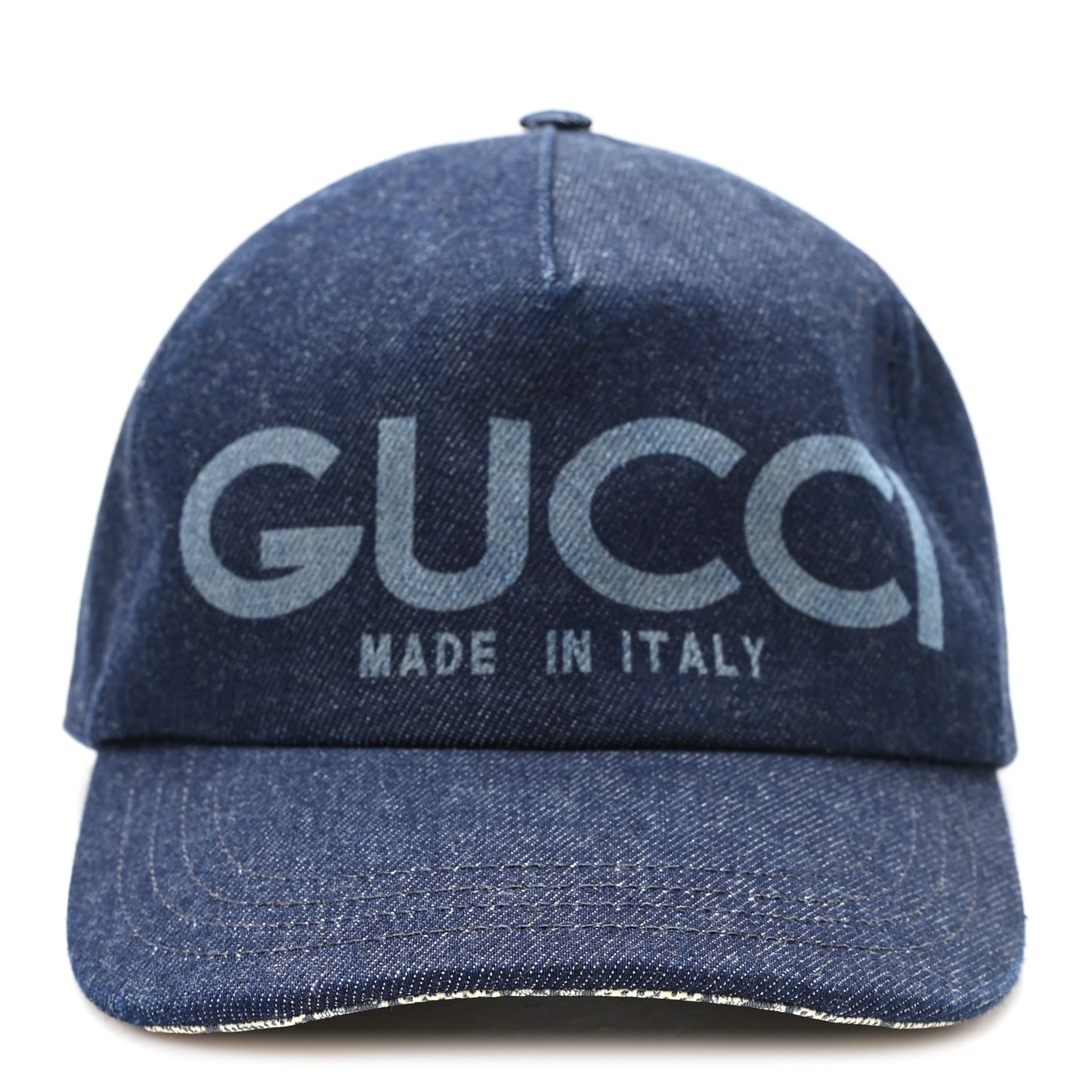 Lasered Denim Baseball Hat L Dark Blue