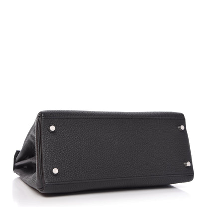 Hermes Togo Matte Alligator Kelly Retourne Touch 28 Black 4 of 11