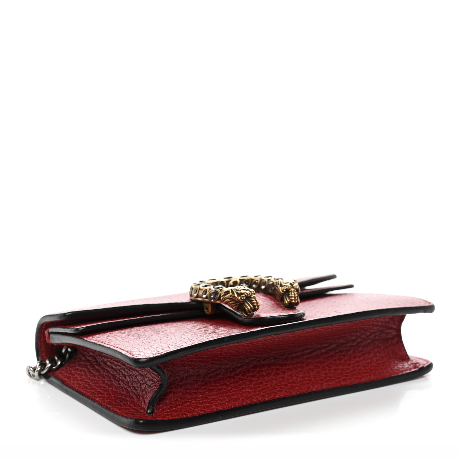 GUCCI バッグ Gucci Calfskin Super Mini Dionysus Shoulder Bag Hibiscus Red