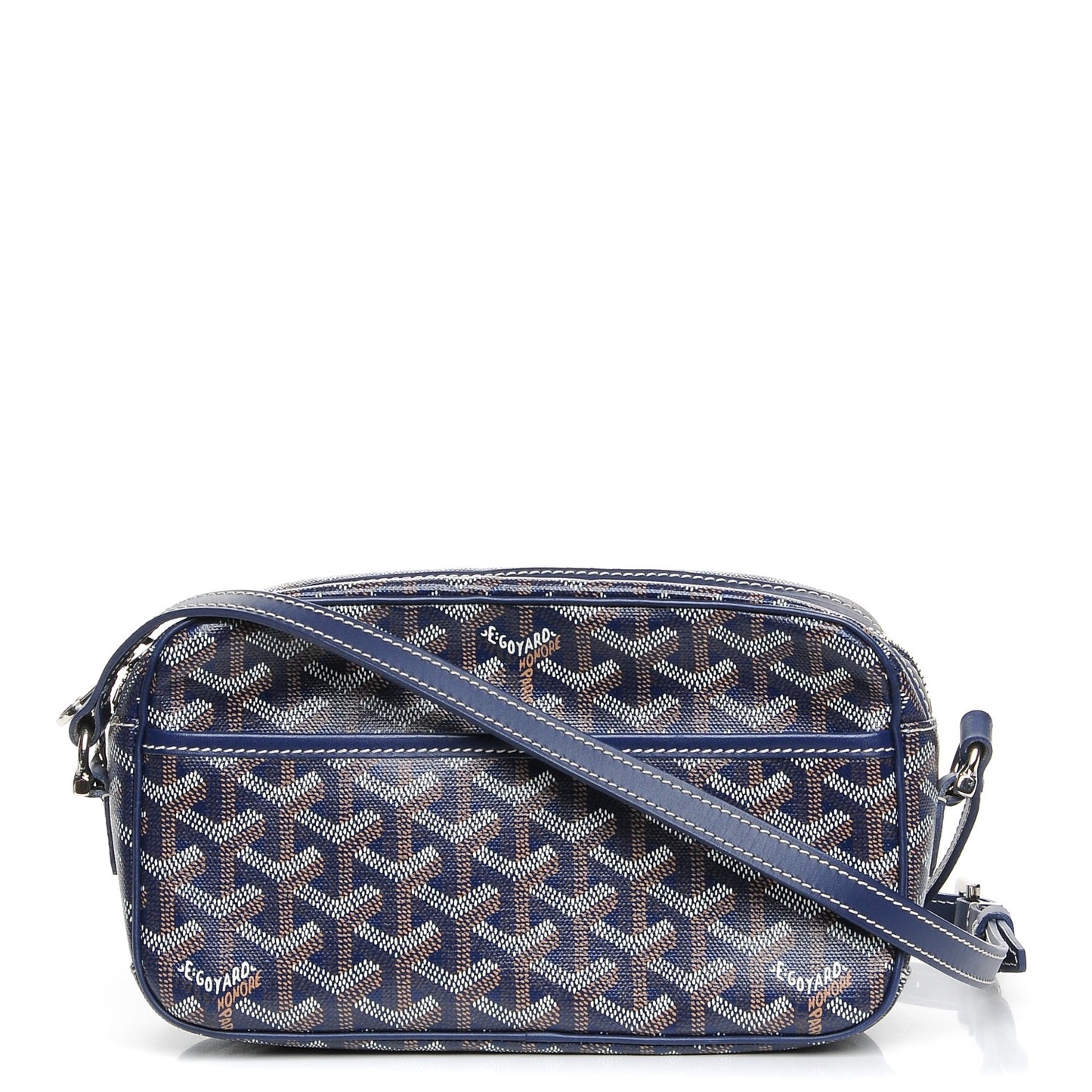 Goyardine Amacapvert Crossbody Bag Navy Blue