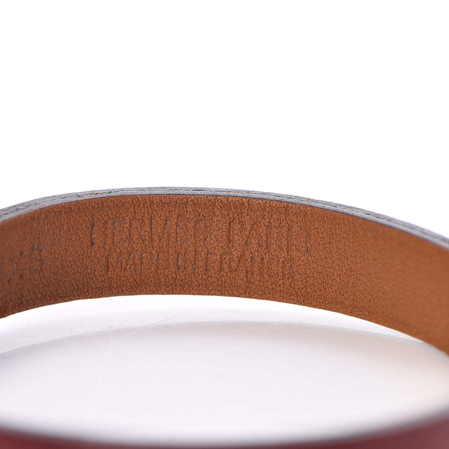 Epsom Micro Rivale Bracelet XS Rouge Grenat