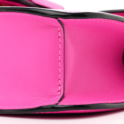 Valentino Garavani Calfskin Vlogo Small Loco Shoulder Bag Pink PP 10 of 11