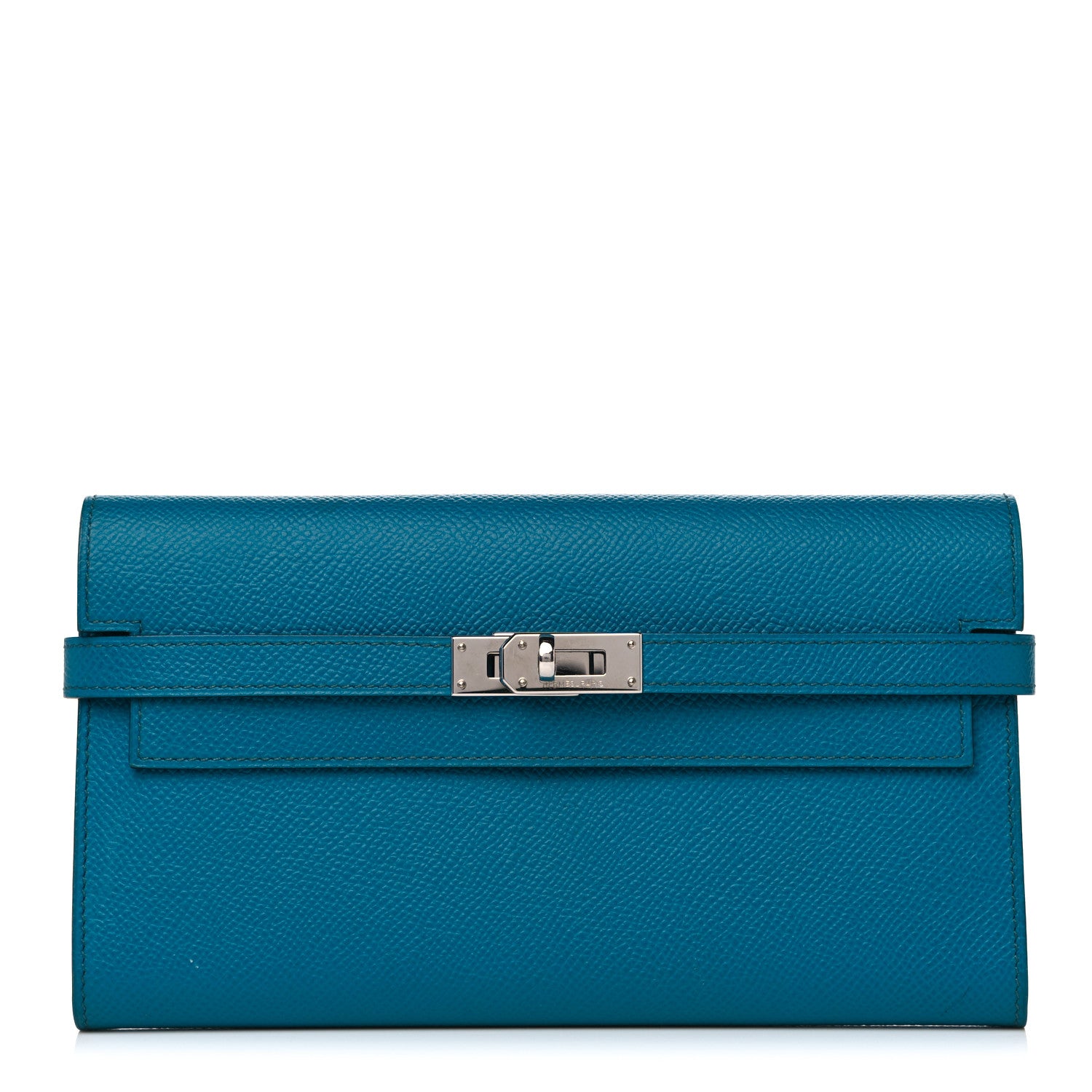 Hermes Epsom Kelly Longue Wallet Bleu Izmir 1 of 13