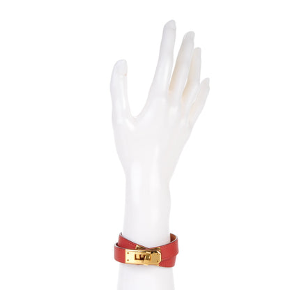 Hermes Swift Kelly Double Tour Bracelet S Brique 2 of 6