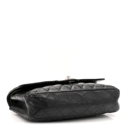 Chanel Caviar Quilted Medium Double Flap Black 4 of 13