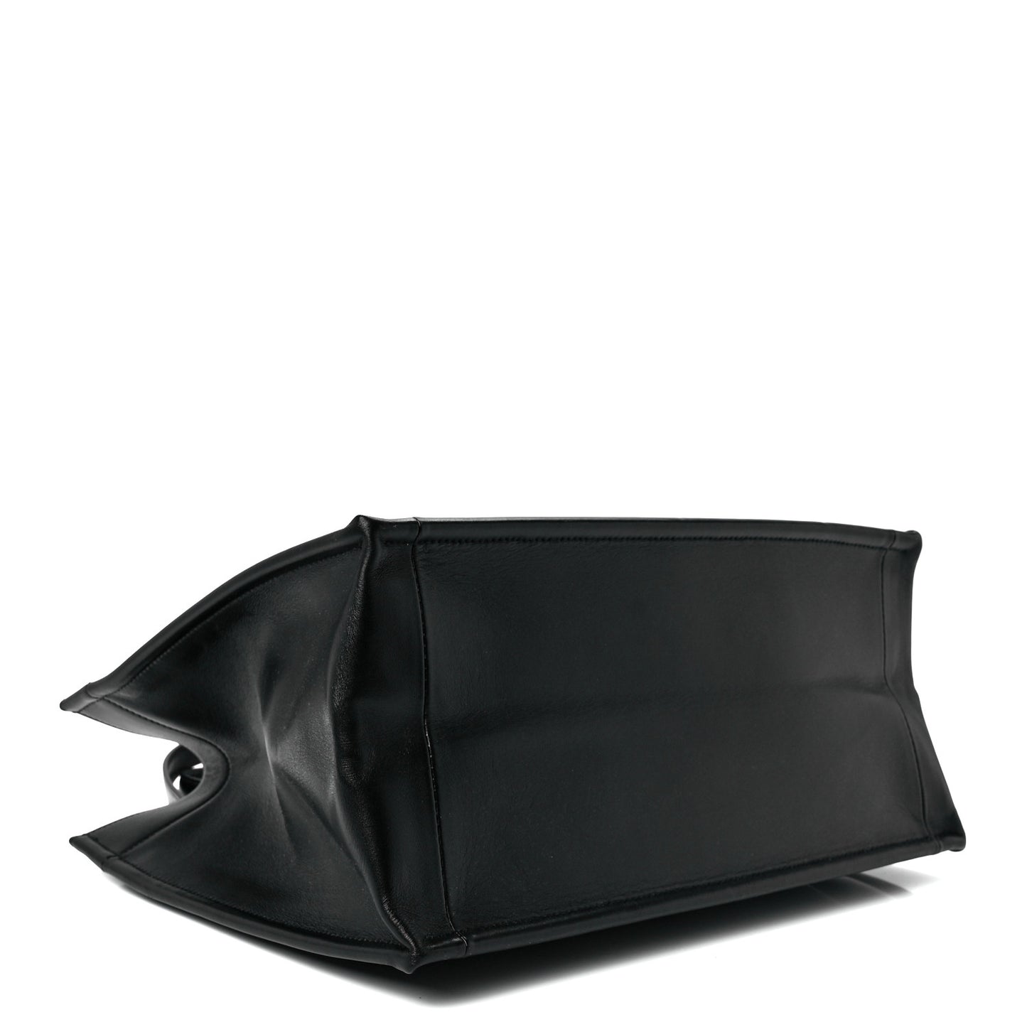 Calfskin Archicannage Medium Essential Tote Black