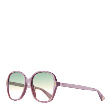 Gucci Acetate Square Frame GG0092S Sunglasses Purple 1 of 7