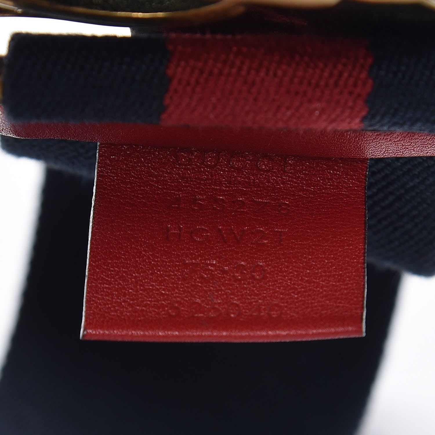 Gucci Web Queen Margaret Bee Belt 75 30 Red Navy 5 of 6