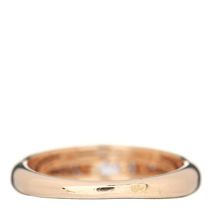 Bulgari 18K Yellow Gold Diamond Oval Cut Pave Band Ring 54 7 4 of 6