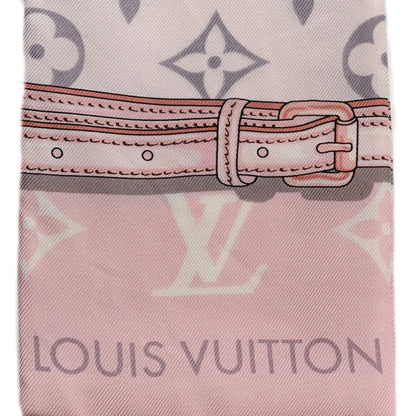 Louis Vuitton Silk Monogram Confidential Bandeau Light Pink 2 of 3