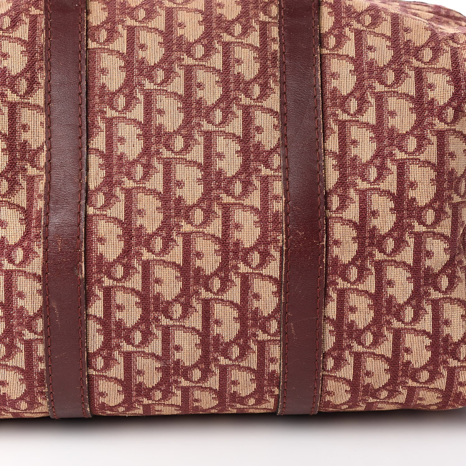 Christian Dior Monogram Boston Burgundy 14 of 16