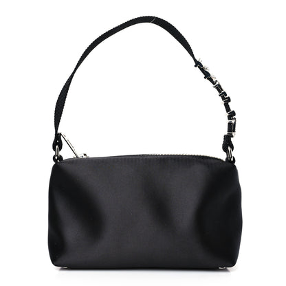 Alexander Wang Satin Crystal Heiress Pouch Black 1 of 10