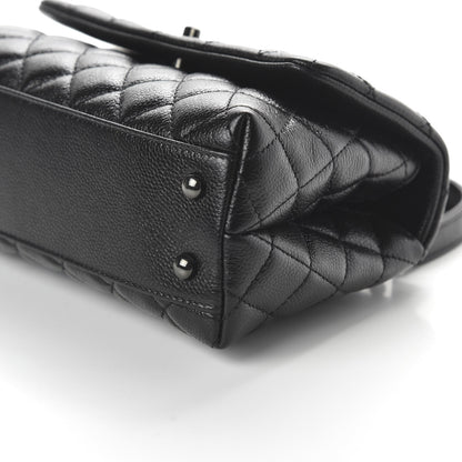 Chanel Caviar Quilted Mini Coco Handle Flap So Black 7 of 11