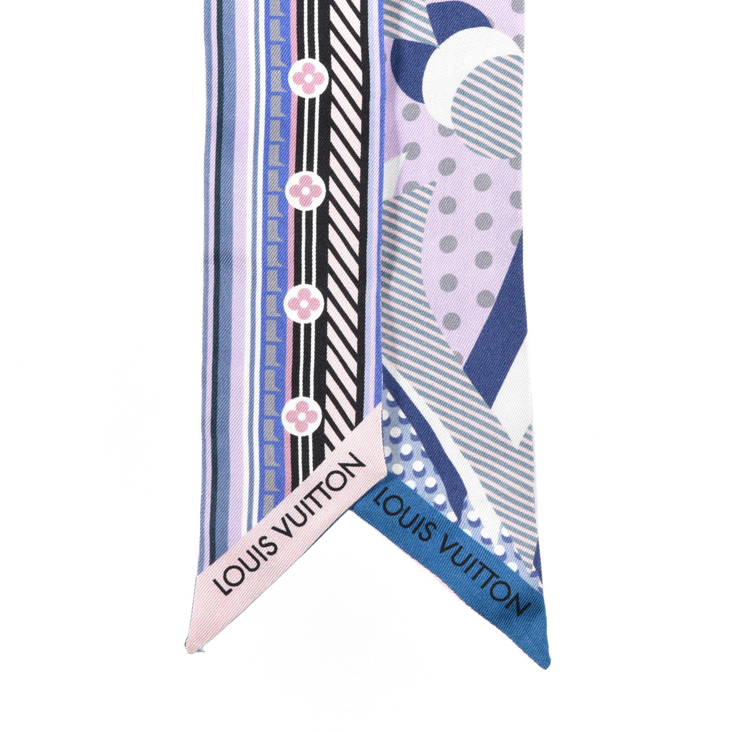 Louis Vuitton Silk Pop Monogram BB Bandeau Bleuet 2 of 4