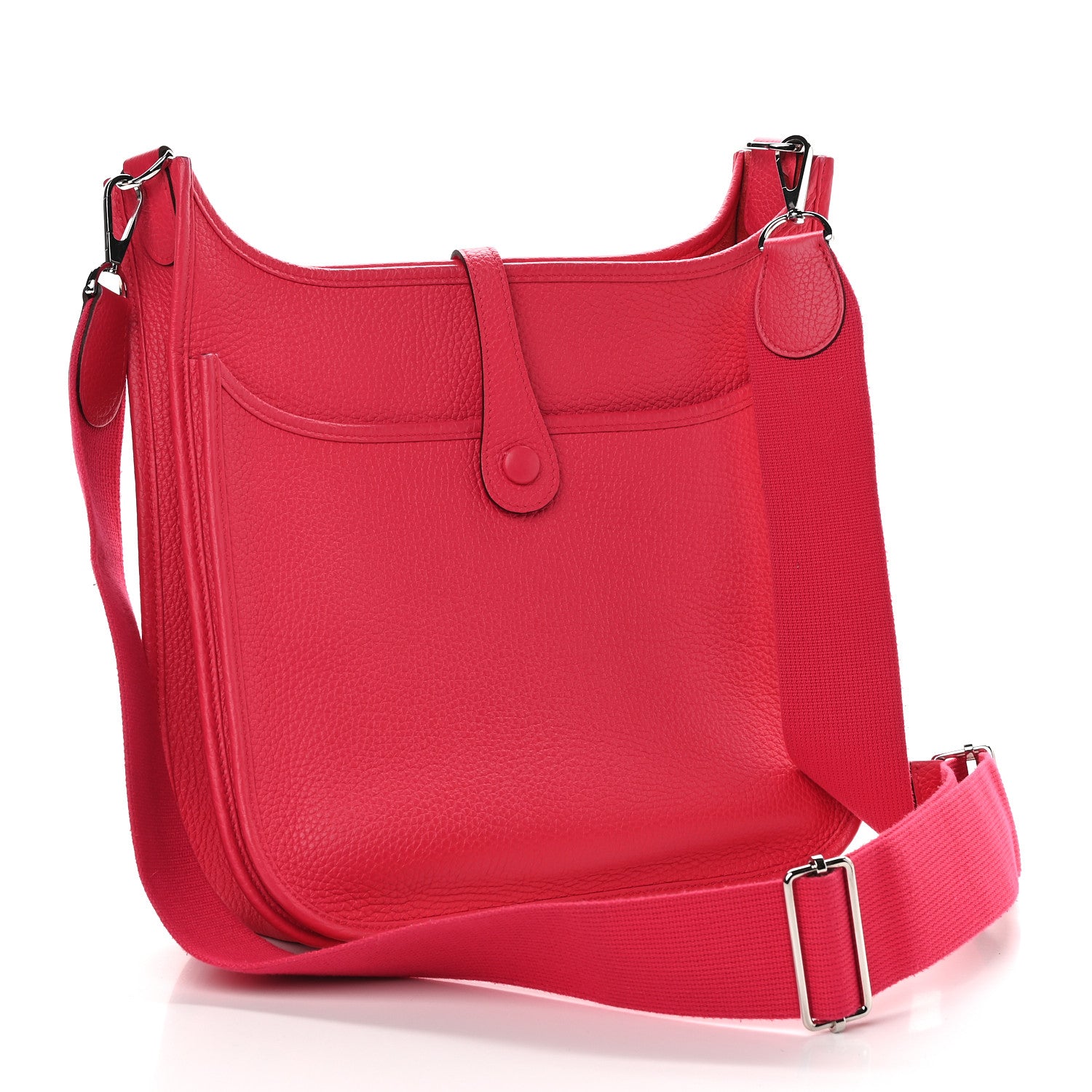 Hermes Taurillon Clemence Evelyne III PM Rose Extreme 2 of 11