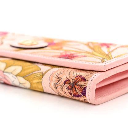 Gucci Canvas Flora Wallet On Chain Light Pink 10 of 11