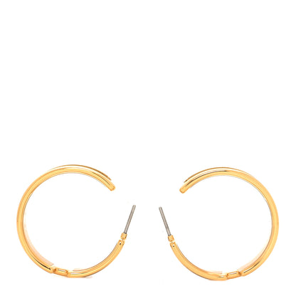 Hermes Lizard Olympe Earrings Black 3 of 5