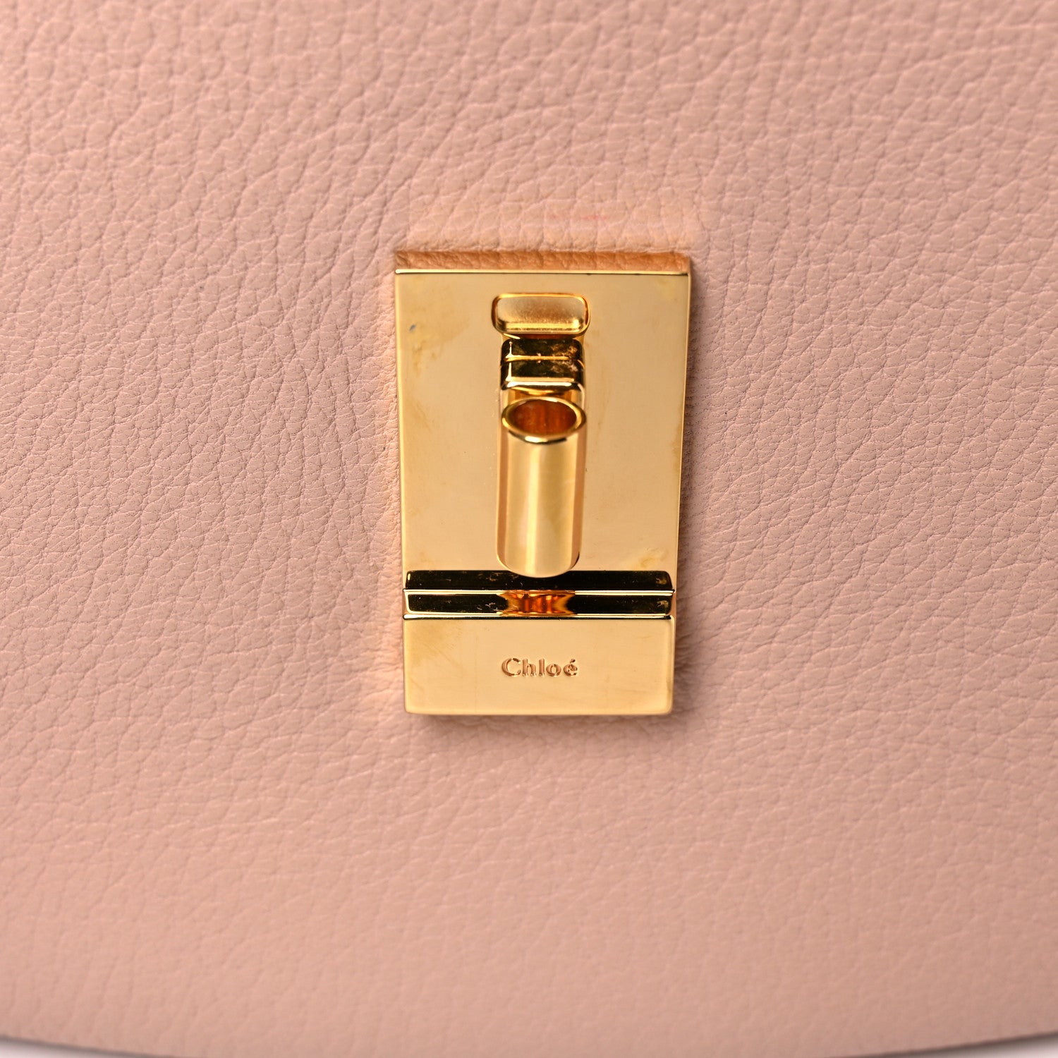 Chloe Grained Lambskin Drew Shoulder Bag Cement Pink 10 of 13
