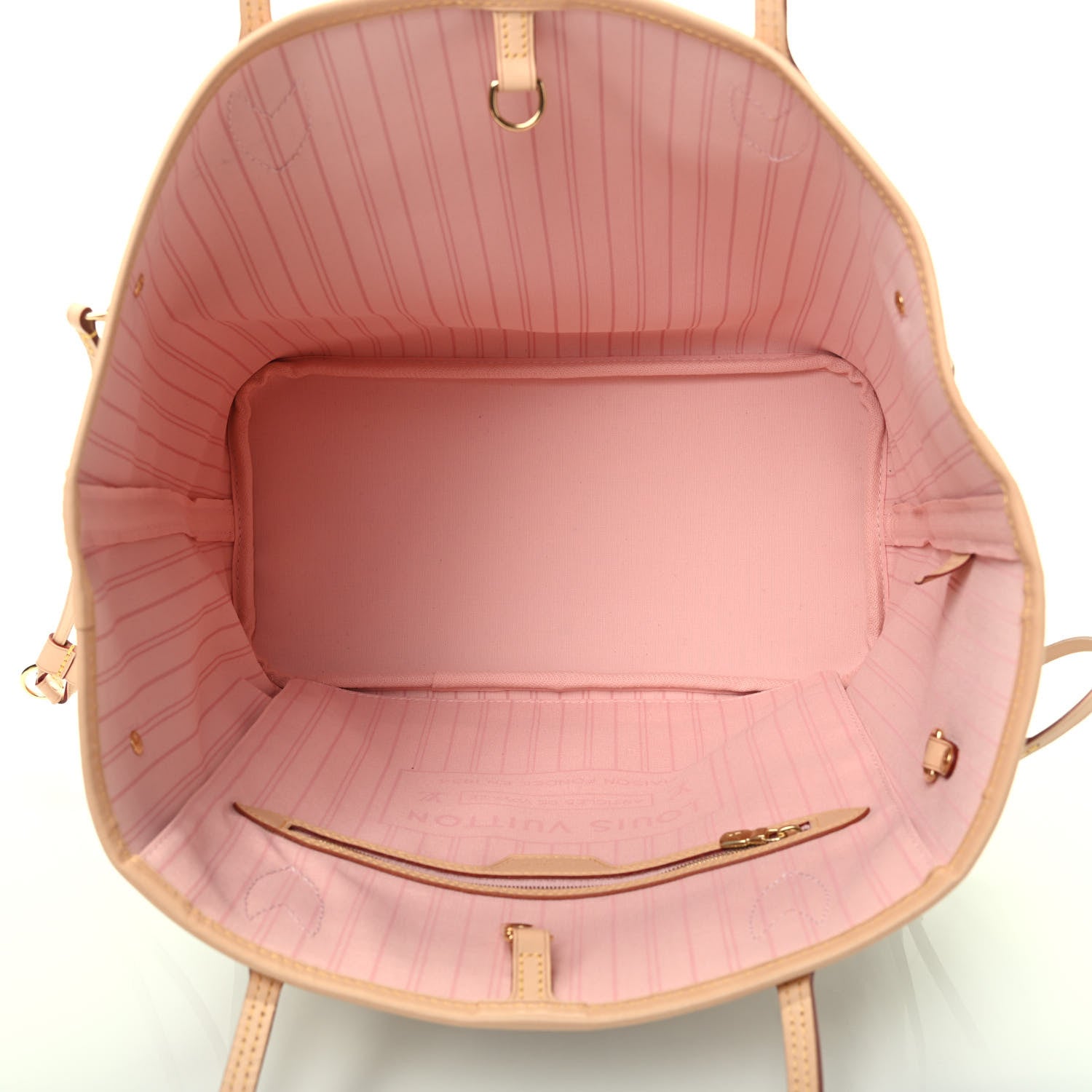 Louis Vuitton Damier Azur Neo Neverfull MM Rose Ballerine 5 of 10