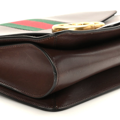 Gucci Tuscany Lux Calfskin Web GG Marmont Shoulder Bag Fondent 9 of 10