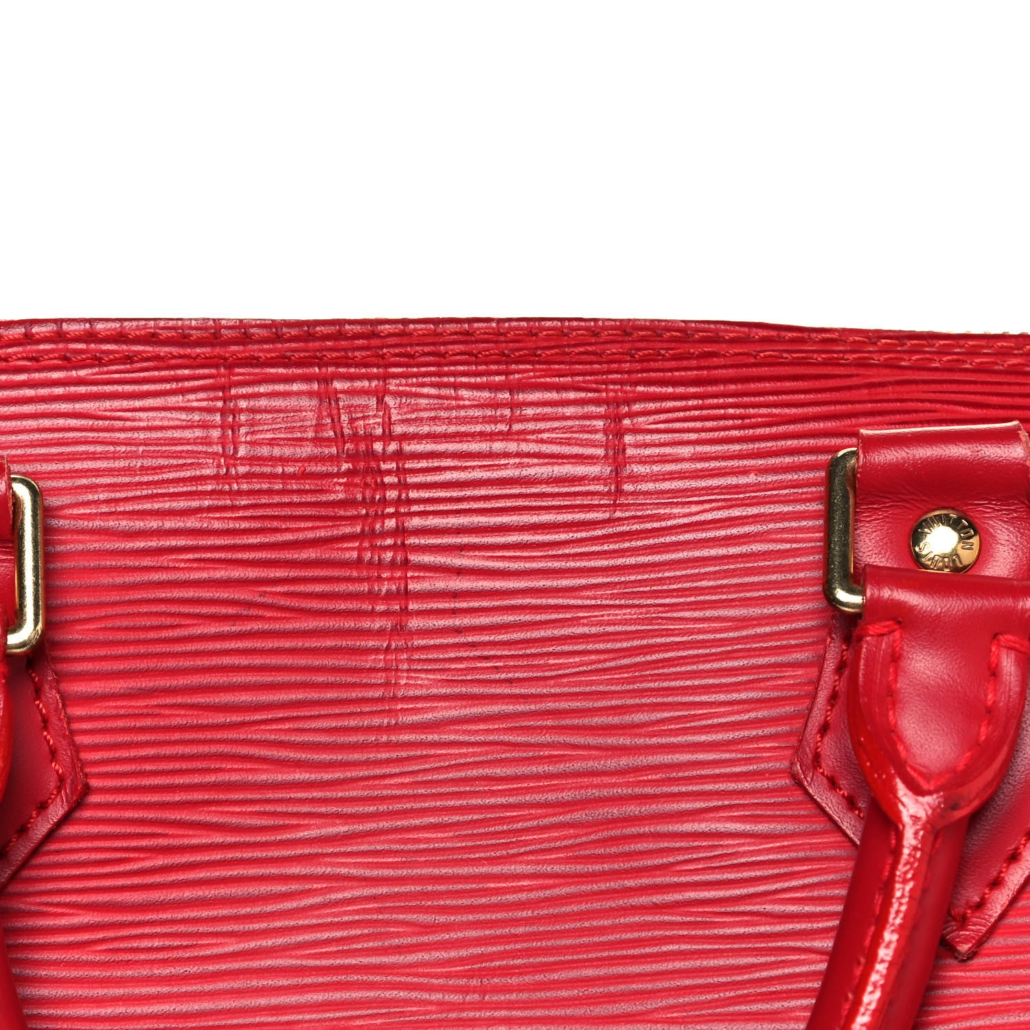 Louis Vuitton Epi Speedy 30 Castillan Red 13 of 23