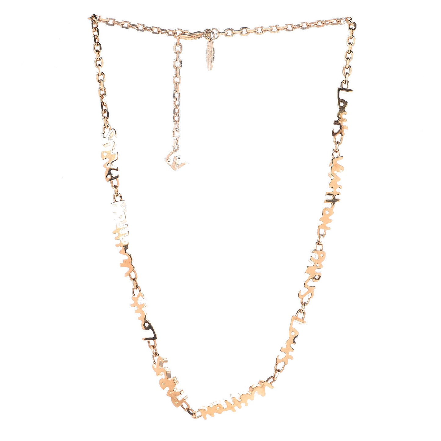 Graffiti PM Necklace Gold