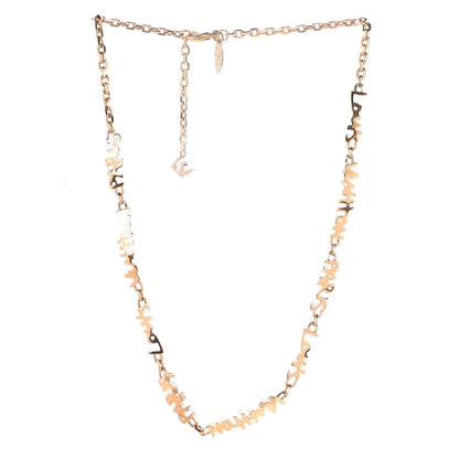 Louis Vuitton Graffiti PM Necklace Gold 3 of 6
