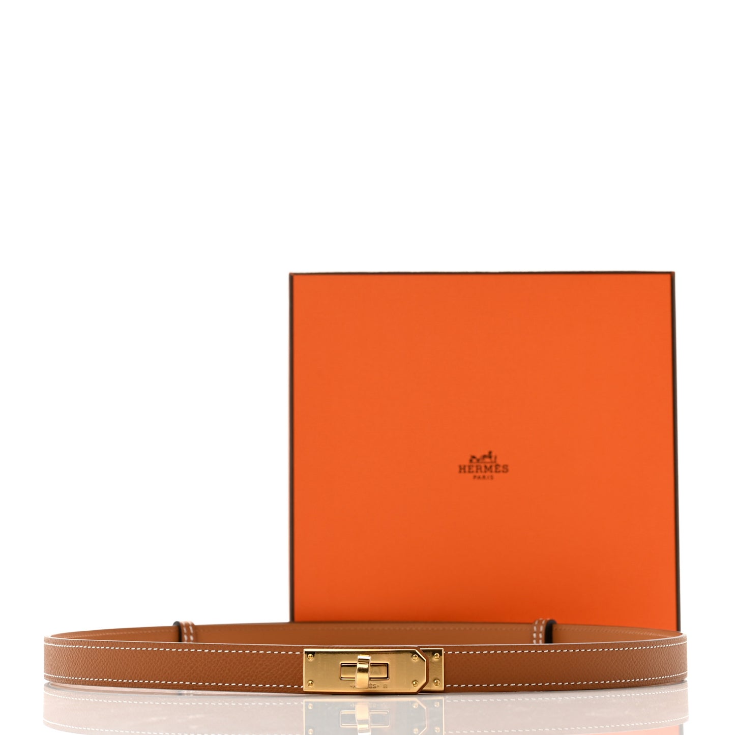 Epsom Kelly Belt Gold