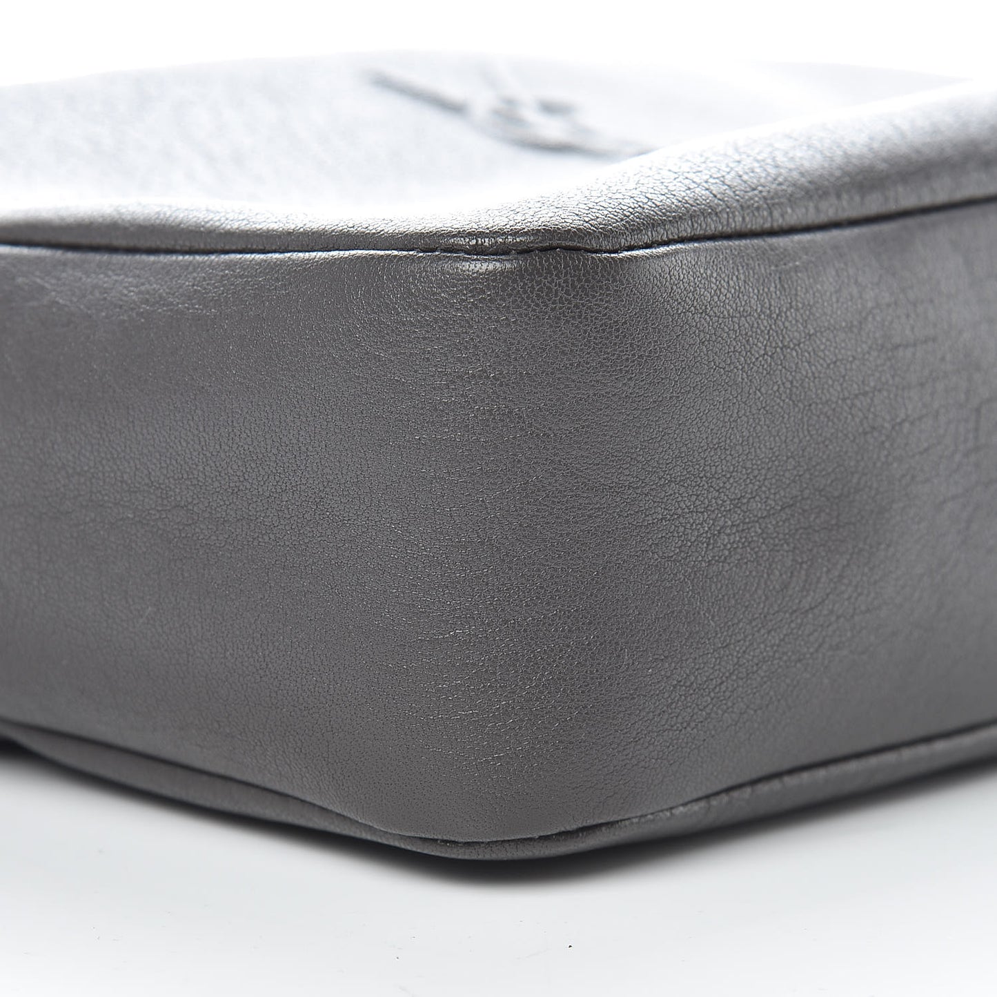 Lambskin Monogram Small Lou Camera Bag Asphalt
