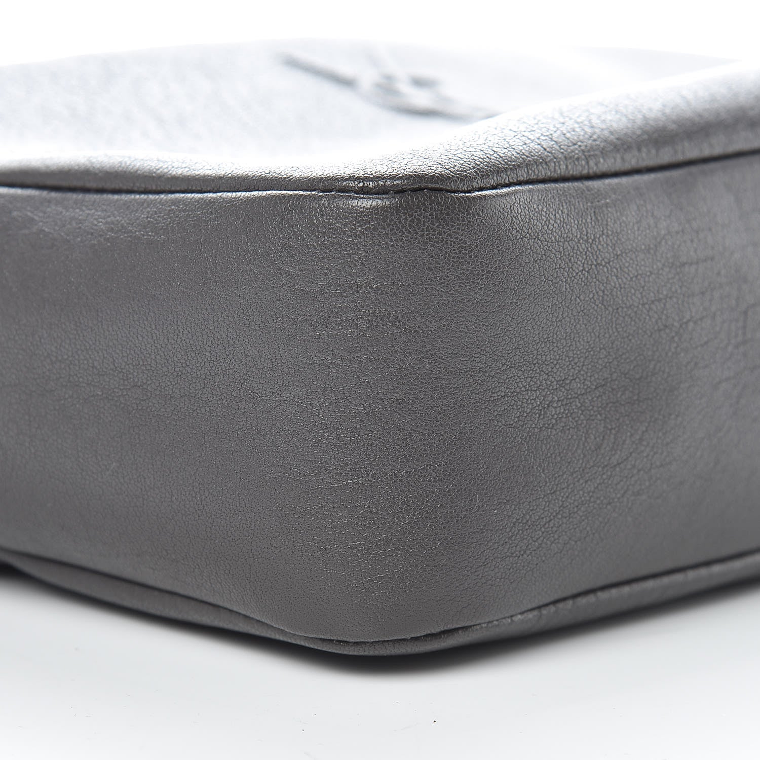 Saint Laurent Lambskin Monogram Small Lou Camera Bag Asphalt 8 of 9