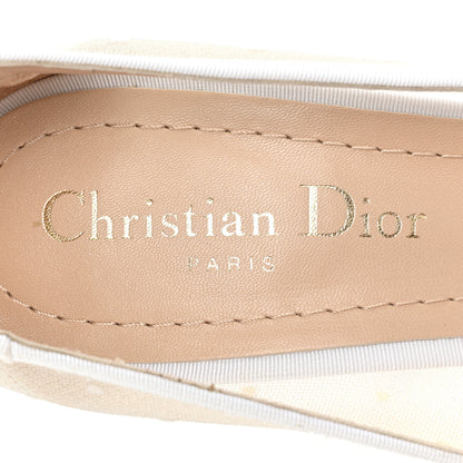 Christian Dior Mesh Plumetis D-Moi Pumps 37.5 White 8 of 11