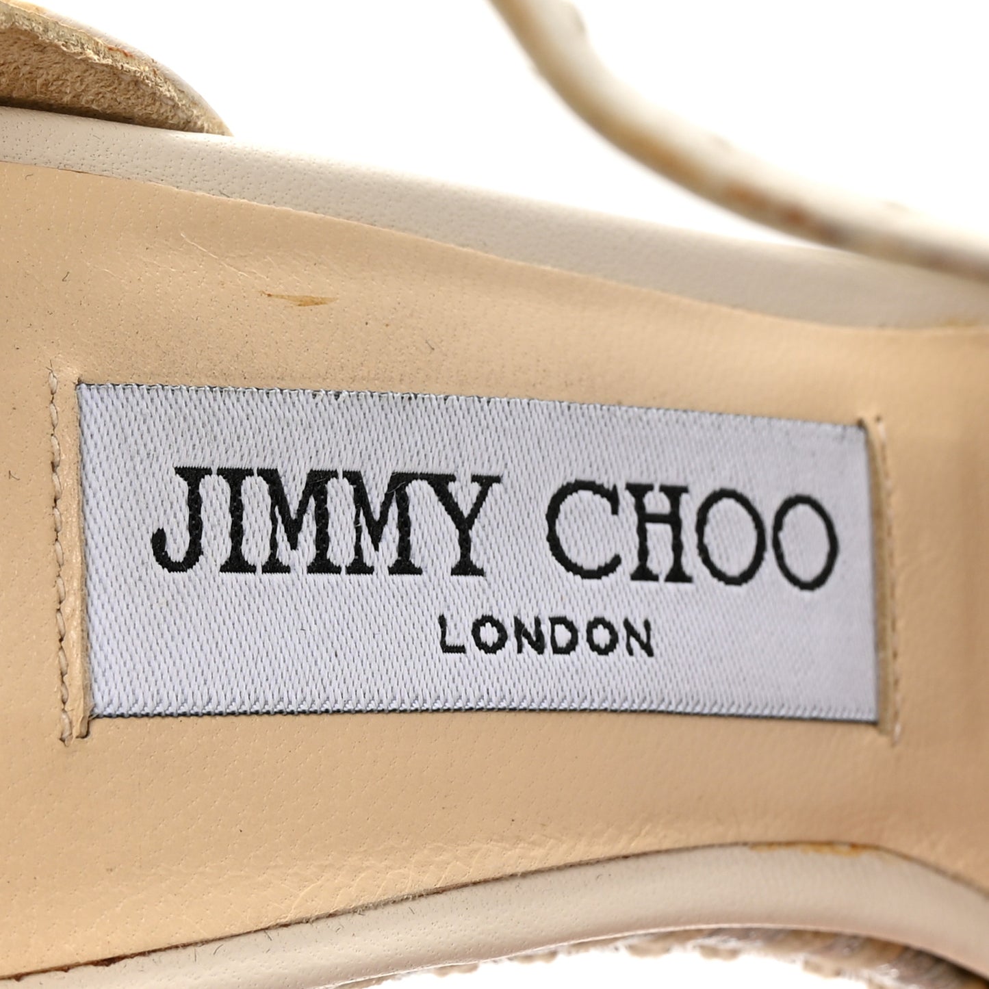 Lambskin Cork Dakota 120 Wedge Sandals 35 Off White